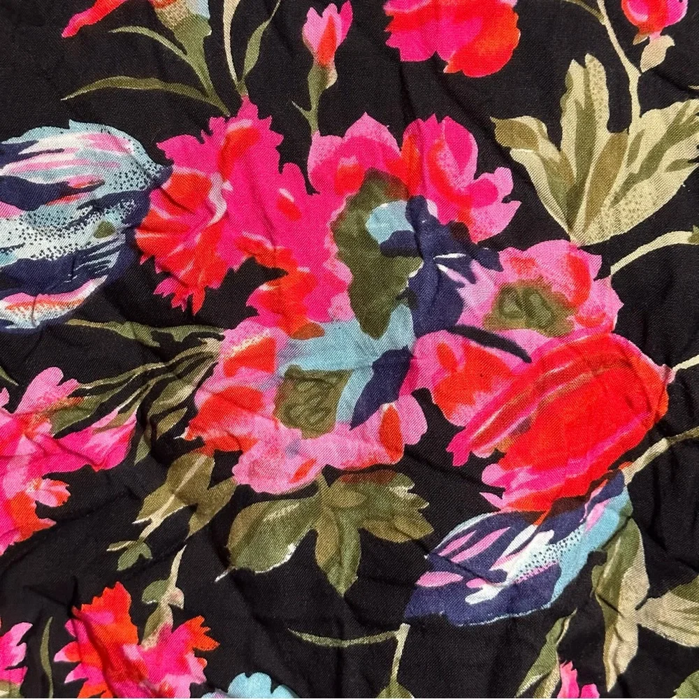 🌈 Cool Embroidered Vintage Floral Oversized Jacket - Picture 5 of 5